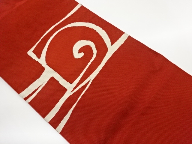 JAPANESE KIMONO / NAGOYA OBI / ABSTRACT ARABESQUE